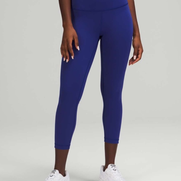 Lululemon wonder train high rise crop 16 - Picture 1 of 4
